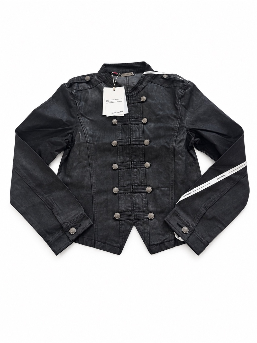 Belstaff Black Military-Style Kids Blazer